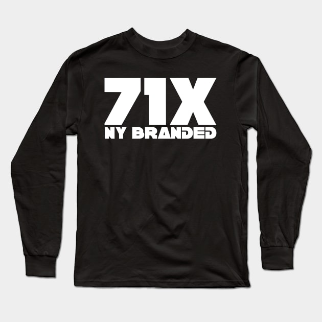 "71X NY Branded" Promo Design #716Movement Long Sleeve T-Shirt by beccas_bins
